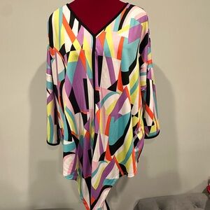 Scapa Lauren-Perre Multicolor Geometric Top